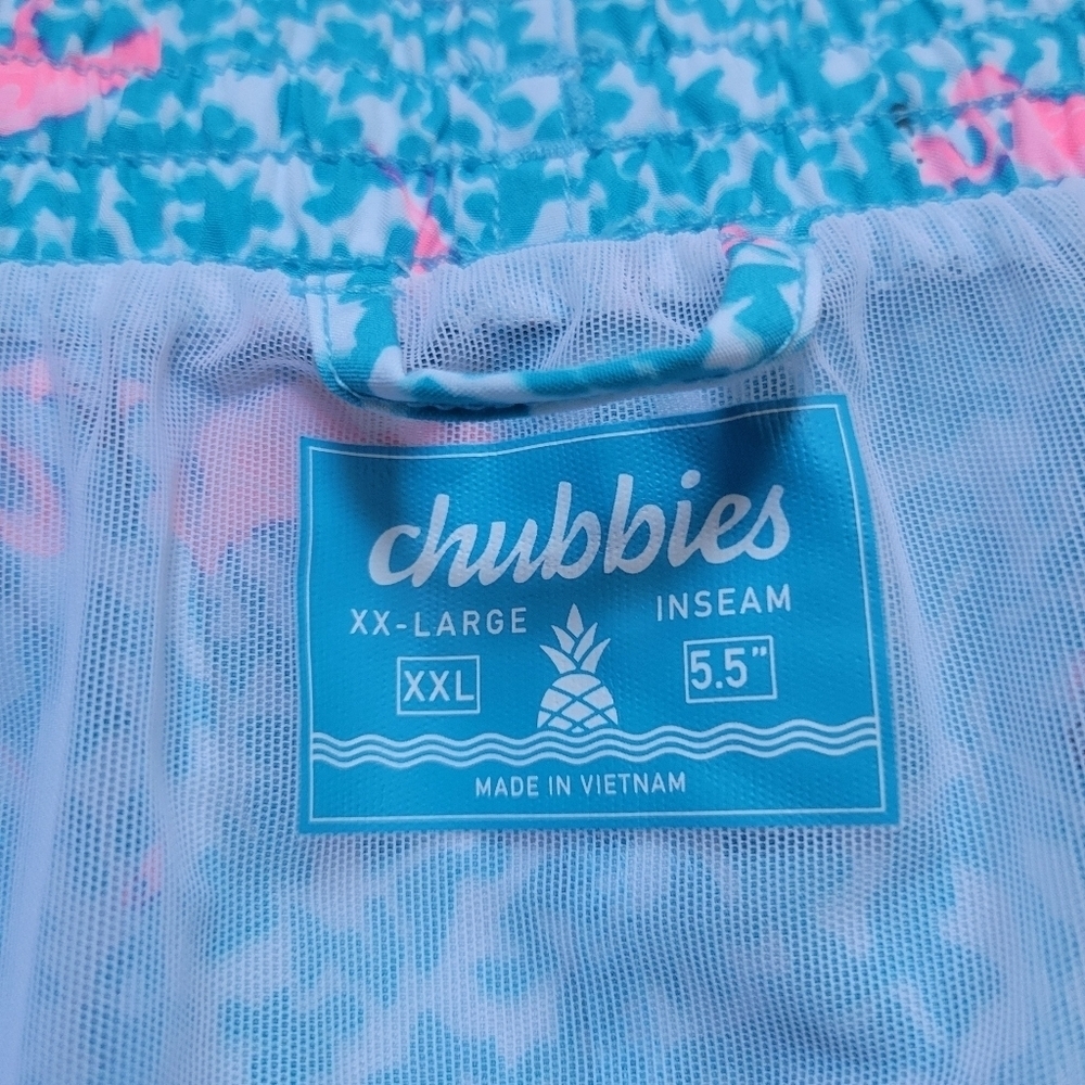 Chubbies the Domingos are for Flamingos swim trunks. - Picture 10 of 14